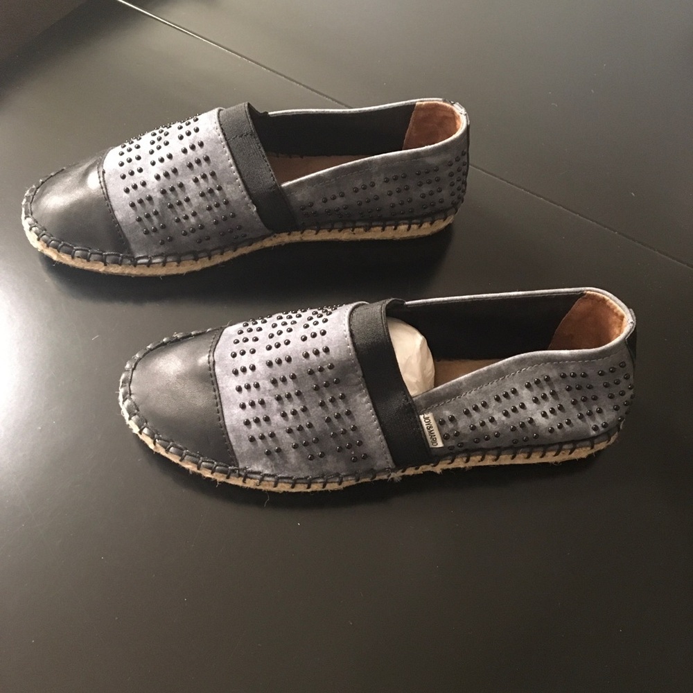 Joy and Mario Black Espadrilles